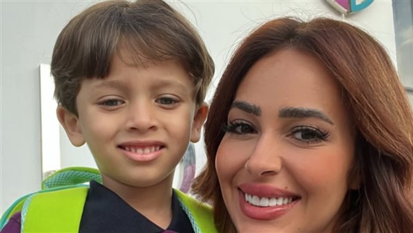 رنا سماحة وابنها