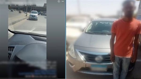 ضبط قائد سيارة سار