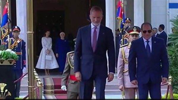 السيسي - ملك إسبانيا