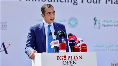 عمر هشام طلعت رئيس الاتحاد المصري للجولف     