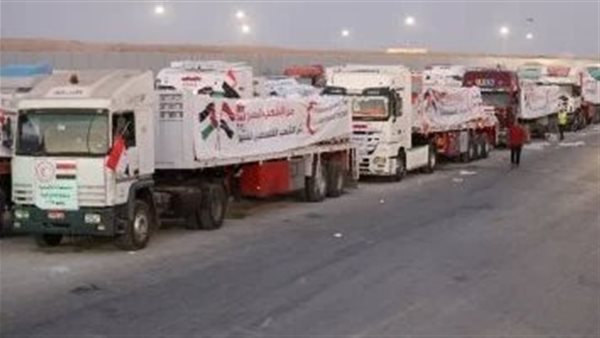 شاحنات المساعدات