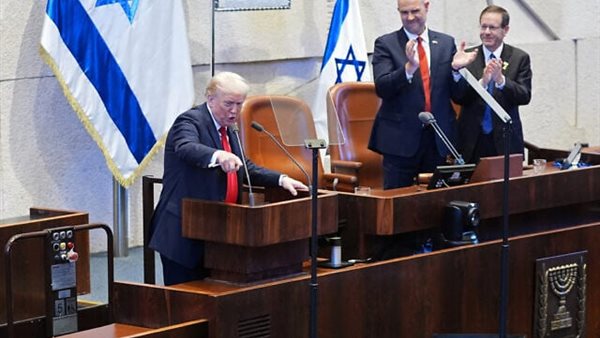 خطاب ترامب في الكنيست