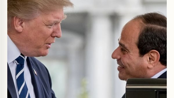 الرئيس السيسي وترامب،