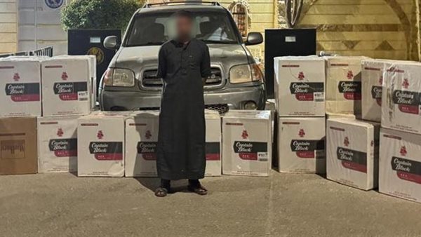 ضبط 22 ألف عبوة سجائر