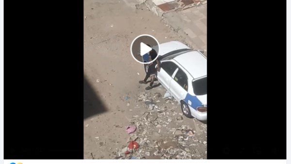 جانب من الفيديو للمتهم