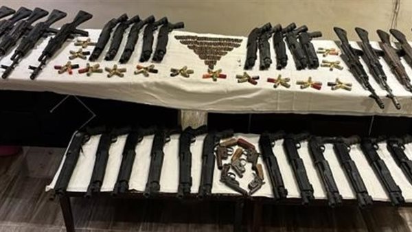 جانب من المضبوطات