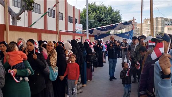 جانب من التوافد