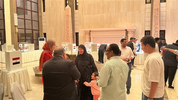 جانب من التوافد