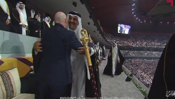أمير قطر ورئيس الفيفا