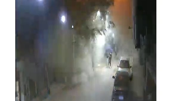 لحظة انفجار ماسورة