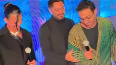 تامر حسني واسماء جلال وأحمد فهمي 