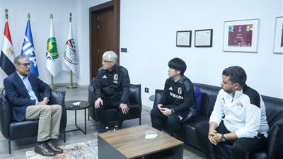 الأمين العام للاتحاد المصرييستقبل رئيس بعثة اليابان     