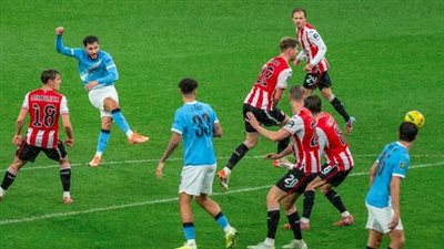 مباراة مانشستر سيتي وبرينتفورد في ربع نهائي كاس رابطة المحتر    