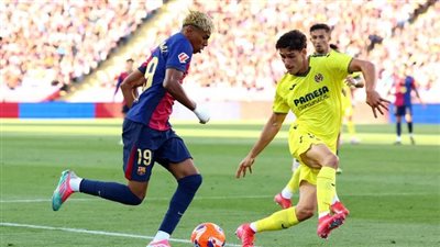 مباراة برشلونة وفياريال في الدوري الإسباني    