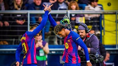 مباراة برشلونة وفياريال في الدوري الإسباني    