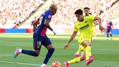 مباراة برشلونة وفياريال    