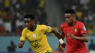 مباراة منتخب جنوب أفريقيا وأنجولا     