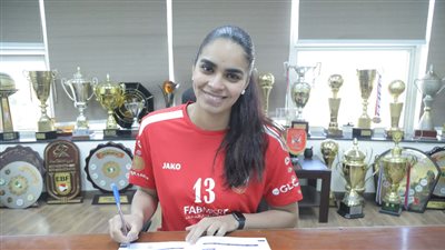 آيات ياسين لاعب كرة الطائرة سيدات    