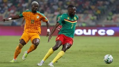 مباراة منتخب كوت ديفوار والكاميرون    