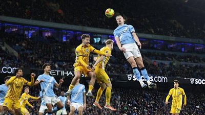 مباراة مانشستر سيتي وبرايتون في الدوري الإنجليزي الممتاز    