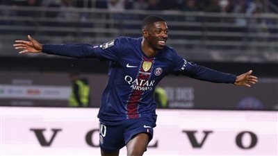 تقدم الفريق الباريسي على مارسيليا بهدف عثمان ديمبيلي في الشو    