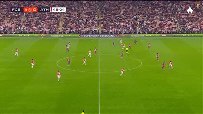 برشلونة ضد أتلتيك بيلباو.. انطلاق الشوط الثاني من مباراة برش    