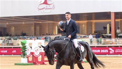 إسماعيل البرعي لاعب الفروسية     