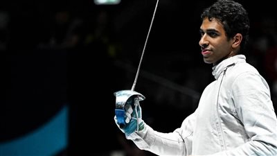 أحمد هشام لاعب سلاح السيف     