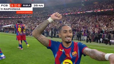 ريال مدريد وبرشلونة.. رافينيا يسجل الهدف الأول لبرشلونة في م    