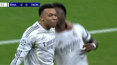 الريال ضد موناكو.. كيليان مبابي يسجل الهدف الأول لـ ريال مدر    