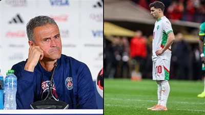 لويس إنريكي وإبراهيم دياز    