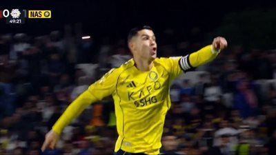 ضمك ضد النصر.. رونالدو يسجل الهدف الثاني لـ النصر أمام ضمك ف    