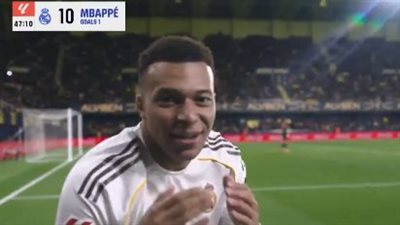 فياريال ضد الريال.. كيليان مبابي يسجل الهدف الأول لـ ريال مد    