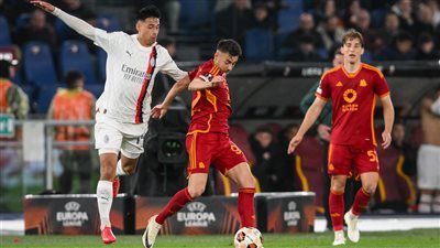 مباراة أي سي روما وأي سي ميلان في الدوري الإيطالي    