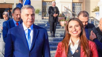 جانب من الزيارة    