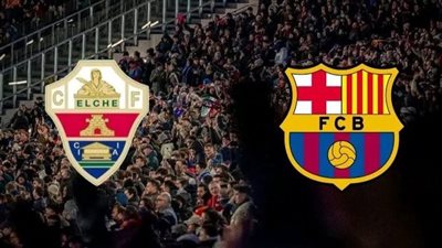 إلتشيه ضد برشلونة.. انطلاق مباراة برشلونة وإلتشي في الدوري ا    