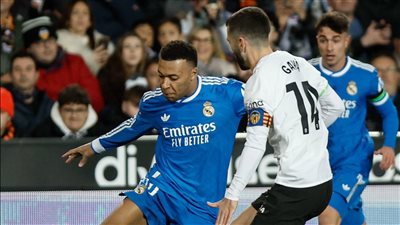 فالنسيا ضد الريال.. انطلاق الشوط الثاني من مباراة ريال مدريد    