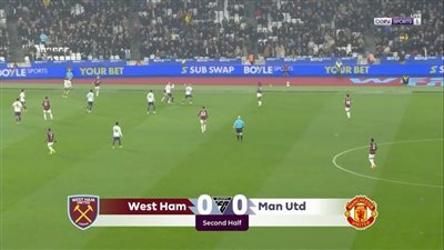 وست هام ضد مان يونايتد.. انطلاق الشوط الثاني من مباراة مانشس