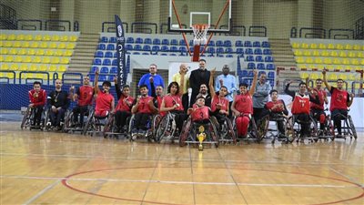 الحسن بطل الدوري العام كرة السلة كراسي متحركة    