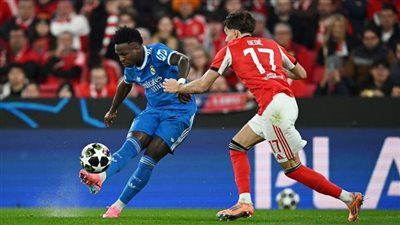 بنفيكا ضد الريال.. فينيسيوس جونيور يسجل الهدف الأول لـ ريال     