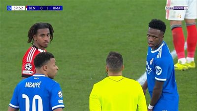 بنفيكا ضد الريال.. استئناف مباراة ريال مدريد وبنفيكا بعد توق    