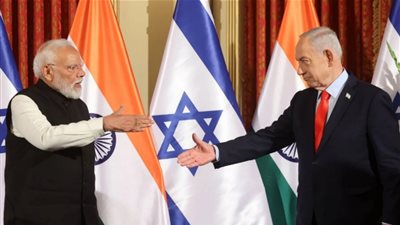 مودي ونتنياهو 