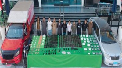 ضبط عصابة سلاح ومخدرات    