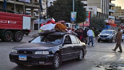 النزوح إلى بيروت     