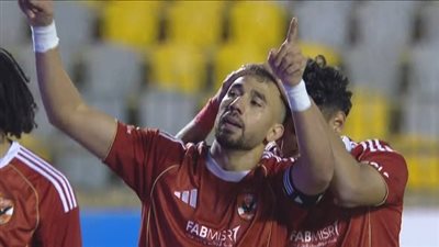 al mokawloon vs al ahly.. رأسية محمود حسن تريزيجيه تمنح الأه    