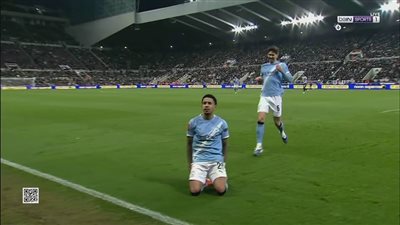 نيوكاسل يونايتد ضد مان سيتي.. سافينيو يسجل هدف التعادل لـ ما    