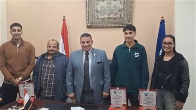 رئيس نادي القناة يكرم أبطال العالم في الكاراتيه 2026    