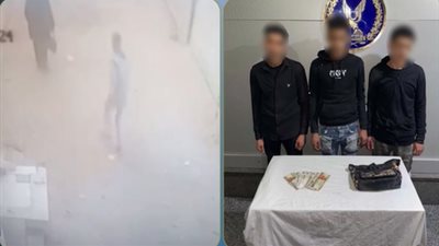 المتهمون بسرقة حقيبة سيدة    