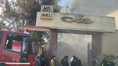 جانب من الحريق 