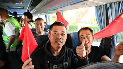 استمرار إجلاء الصينيين من إسرائيل إلي مصر     